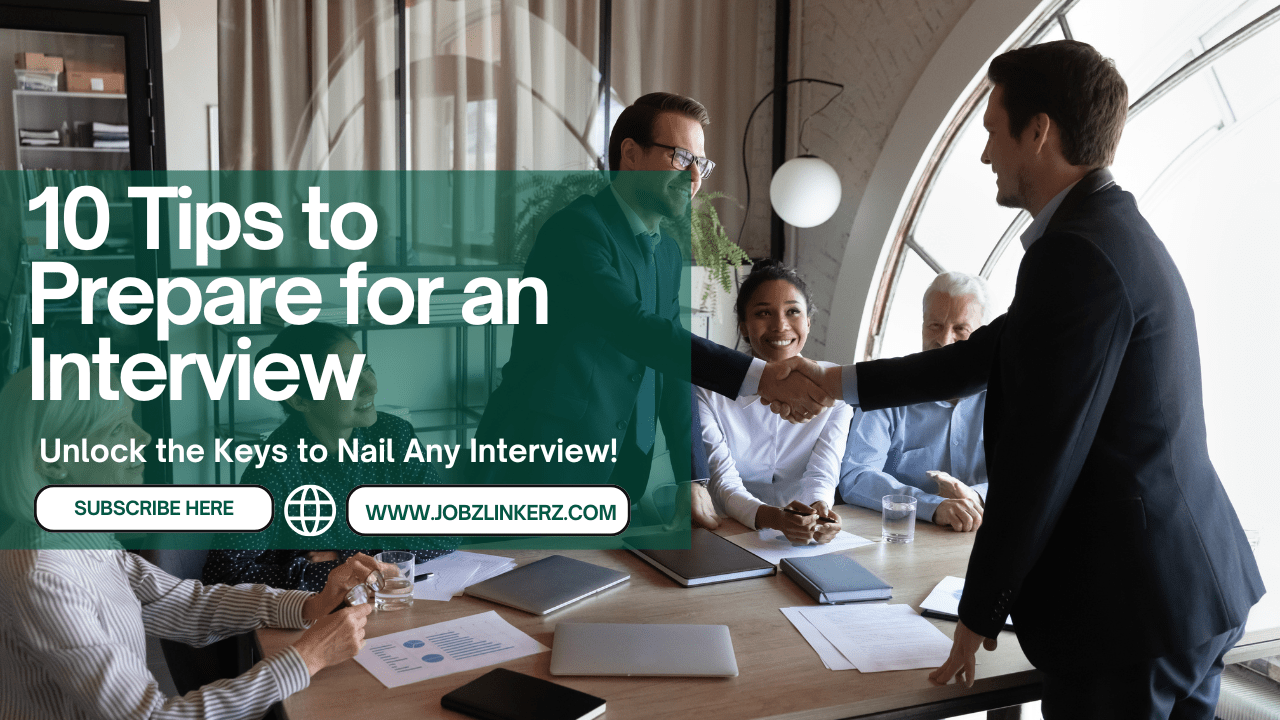 Tips to Prepare for an Interview